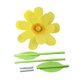 thumbnail image 5 of Decoración de flores de margarita artificial de espuma grande de 70 cm Estilín para la decoración del hogar, instalan fácilmente accesorios de Amarillo, 5 of 8