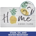 thumbnail image 4 of SoHome Cozy Living Home Sweet Home Pineapple Anti-Fatigue Kitchen Mat, Grey/Yellow, 20"x36", 4 of 7