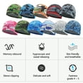 thumbnail image 4 of SDJMa Outdoor Cooling Skull Cap Outdoor Cycling Cap Bicycle Lining Quick-drying Helmet Liner Cap Breathable Sports Cap Lightweight Cycling Cap Running Head Cap for Men Women, 4 of 9
