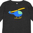 thumbnail image 4 of Inktastic Blue Helicopter Boys or Girls Long Sleeve Toddler T-Shirt, 4 of 5