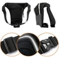 thumbnail image 3 of Hukapapa, nueva bolsa para piernas para deportes al aire libre, bolsillo para montar, bolsa de mensajero para hombres y mujeres, bolsa de pecho reflectante táctica, gris, 3 of 5