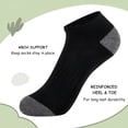 thumbnail image 3 of TELOLY 2026 New 10 Pairs Boys Socks 4-6 6-8 8-10 Years Old Low Cut Ankle Athletic Socks for Kids Short Half Cushioned Socks for School,Sports,Outdoor,Everyday, 3 of 7