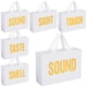 thumbnail image 1 of Bolsas de regalo Kolldenn Five Senses, 5 unidades, 38 x 27 x 12 cm, color blanco, 1 of 7