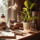 thumbnail image 5 of 6 Inch Transparent Plastic Garden Pots Self Watering Planters, 5 Pack Plastic Nursery Plant Pots with Deep Reservior, 5 of 5