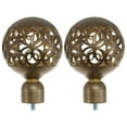 thumbnail image 1 of MasteelfCA 2 Pcs Têtes Élégantes pour Tringle à Rideaux Bouchons de Tête de Tringle à Rideaux Accessoires de Rideaux, 1 of 8