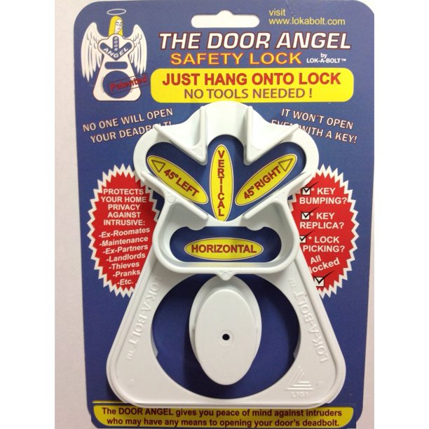 The Door Angel Deadbolt Bump Key Safety Security Travel Home Anti Bumping Lock