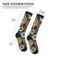 thumbnail image 4 of Pofeuu Colorful Compasses Print Compression Socks for Women & Men Circulation - Best Support for Nurses,Running,Athletic,Sports, 4 of 7