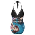 thumbnail image 6 of My Hero Academia Girls Women's Swimwear Strap One Piece Backless Tummy Control V Neck Swimsuit Summer Beach Vacation Bathing Suit, 6 of 7