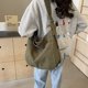 thumbnail image 5 of Bolso bandolera de lona de algodón para estudiantes, de gran capacidad, estilo japonés, 5 of 5