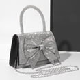 thumbnail image 2 of Eurhowing Evening Bag for Women, Glitter Evening Clutch with Chain Crossbody, Elegant Clutch Purse Party Handbag for Wedding, Prom, Cocktail, Black, 2 of 3