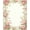 Pink Green, Pattern 4, variant on ODIKA 8'x10' Washable Area Rug Pink Coquette Boho Toss Scallop Border Delicate Ribbon Vintage for Dining Room, Large Office, Lounge, Non-Slip Chair-Friendly Mat