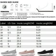 thumbnail image 5 of DADAWEN Women's Slip On Knit Flats Shoes Mesh Walking Loafers Shoes Casual Work Nursing Sneakers Pink 6US, 5 of 5