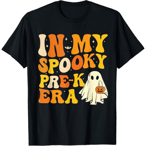 In My Spooky PRE-K Teacher Era Funny Halloween Costume Tee T-Shirt