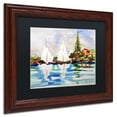 thumbnail image 3 of Trademark Fine Art "A Lovely Day" Canvas Art by Wendra, Black Matte, Wood Frame, 3 of 4