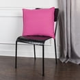 thumbnail image 5 of Fuchsia Solid Color Flange Edge Throw Pillow, 5 of 6