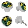 thumbnail image 4 of Banana Fluorescent Drawer Pulls with Screws - Round 4-Pack Glow-in-the-Dark Knobs, Suitable for Cabinets, Wardrobes, and Dressers - Furniture Decor with Dresser Handles, 4 of 6