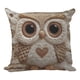 thumbnail image 2 of Funda de cojín con estampado animal | Cojín decorativo para sofá y salón | Funda de poliéster de 45 x 45 cm con diseño de bordado falso, 2 of 6