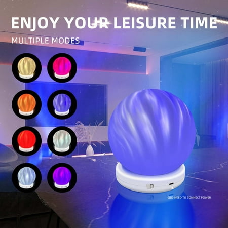 

atinetok Clearance Bedroom Lamps 64 Colorful Discoloration Rgb Color Changing Bedside Small Night Light Atmospheres Fade-Proof Colors Retain Vibrancy Scratch-Resistants Surfaces for Durability