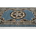 thumbnail image 5 of Allstar Traditional Accent Rug Light Blue 5' x 8' 5' x 8', 5 of 5