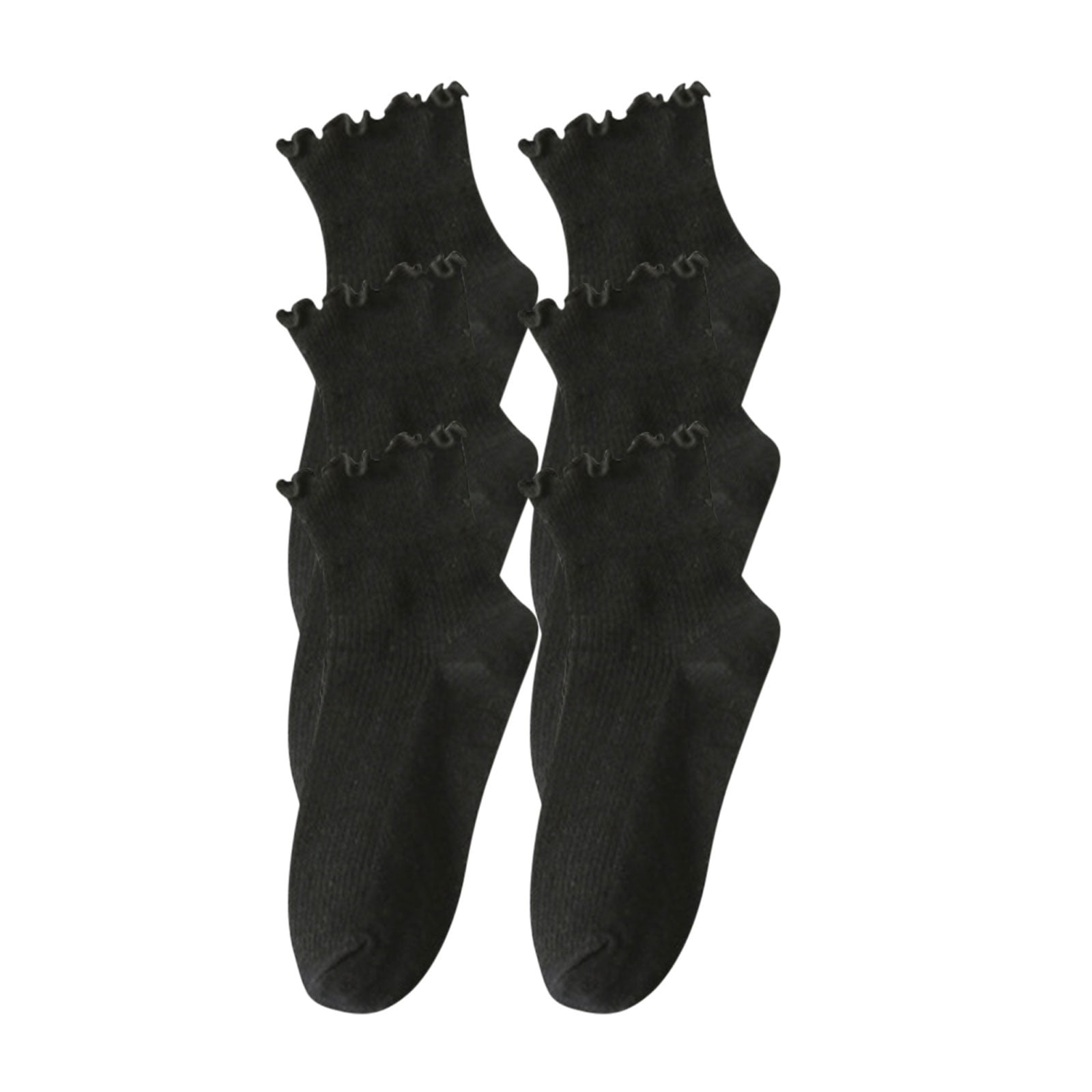 Birdeem Socks for Women Pairs of Short Solid Colored Socks with