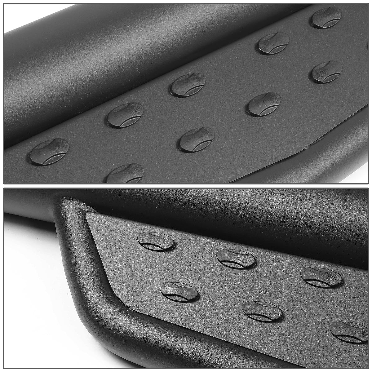 DNA Motoring 3" OD Matte Black Side Step Nerf Bars Running Boards for 2007-2020 Tundra Crewmax Cab
