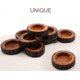 thumbnail image 4 of Cenicero de madera para hombres, elegante arte y decoración, 5,5 pulgadas, redondo, duradero, de madera maciza, para el hogar, la oficina y para fumar al aire libre, 4 of 8