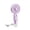 Purple, variant on Portable Mini Fan, Rechargeable Handheld Fan Runtime with Flashlight & Power Bank, 3 IN 1 Foldable Pocket Fan for Travel, Office, Gift for Women(Purple)