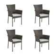 thumbnail image 1 of Set de 4 Sillas Para Jardín o Terraza NATERIAL con cojín Tipo rattan NOA, 1 of 9