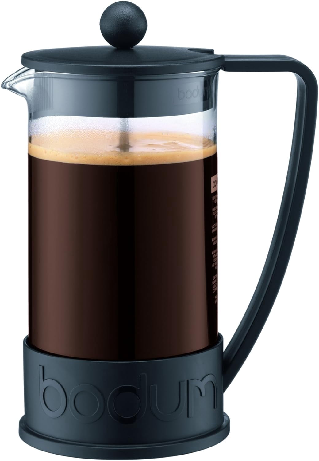 Bistro Burr Coffee Grinder with 12 Settings for Espresso to French Press, Black
