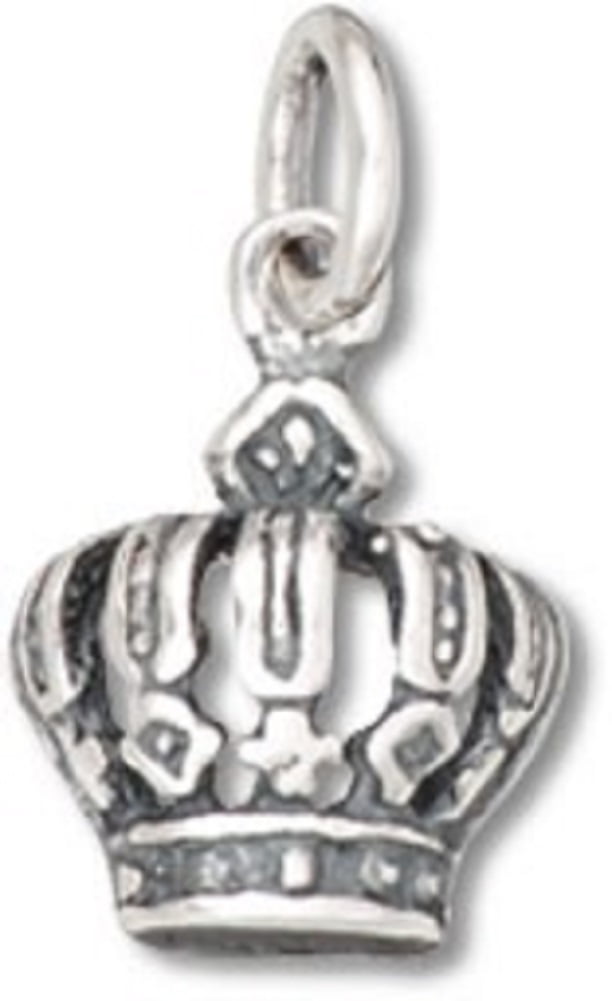 18 or 20 inch Rope Box or Curb Chain Necklace Rembrandt Charms Two-Tone Sterling Silver Madre Charm on a Sterling Silver 16