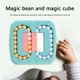 thumbnail image 5 of Juguete giratorio mágico para aliviar el estrés del cubo de soja para niños (caja verde claro) Ehuebsd libre de BPA, 5 of 8