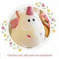thumbnail image 4 of Cute Winged Unicorn Doll Rainbow Pony Girl Doll Sleeping Pillow Childrens Rag Doll Gift, 4 of 5