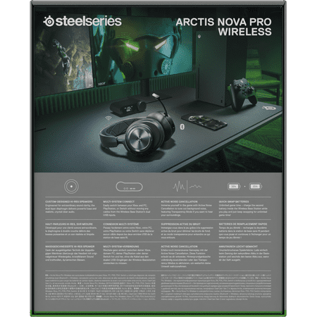 SteelSeries Arctis Nova Pro Wireless Gaming Headset For Xbox, Black