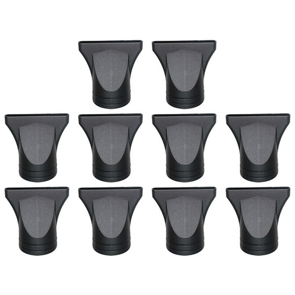 10 boquillas para secador de pelo, reutilizables, planas y fáciles de usar.