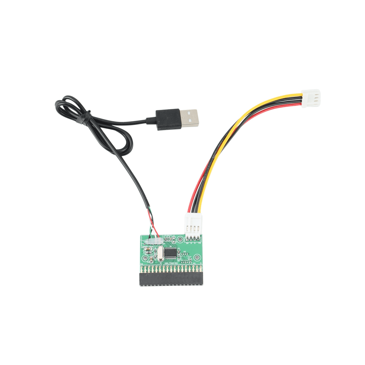 2X 1.44MB 3.5Inch Floppy Drive Connector 34 PIN 34P to USB Cable Adapter PCB Board PC USB TO FLOPPY U Disk to Floppy,2 x Floppy Drive Connector 2 cable,Green