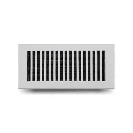 

Prima Decorative Hardware Cast Aluminium Floor Register Size 4 X 10 VR102