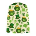 thumbnail image 5 of St. Patrick's Day Cardigan Sweaters for Women Oversized Cardigan Funny Shamrock Print Cardigans 2026 Spring Trendy St. Patrick's Day Knit Cardigans, 5 of 5