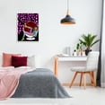thumbnail image 2 of Stupell Industries Pink Daisy Flowers Actress Taylor Lounging Modern Chair Graphic Art White Framed Art Print Wall Art, 24x30, by Lynnda Rakos, 2 of 6