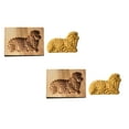 thumbnail image 1 of Oleegame 2PC Cookie Mold DIY Baking Moulds Wooden Cookie Cookie Moulds Embossing Craft Decorative Baking Tools For Christmas Thanksgiving Christmas Kitchen, 1 of 5