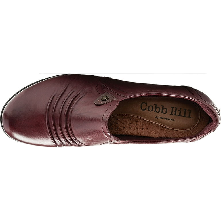 Women s Rockport Cobb Hill Adele Merlot Full Grain Leather 8.5 N Walmart