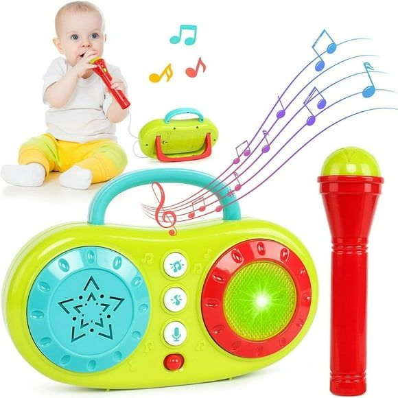 KEINXS Baby Toys 6 to 12 Months Singing Microphone Toy for 1 2 3 4 Year Old Boys Girls Musical Learning Infant Toys 12-18 Months Christmas Birthday Gifts