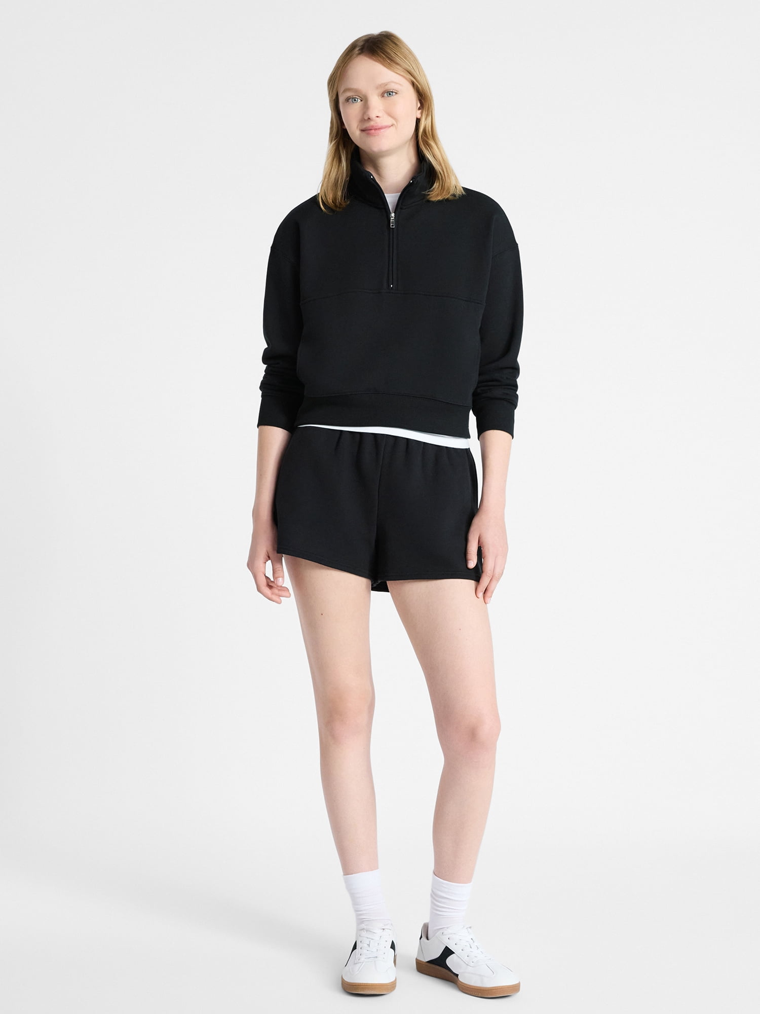 No Boundaries Fleece Half Zip Pullover, Women's