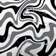 thumbnail image 4 of Boho Black and White Shower Curtain Cute Hippie Spiral Stripe 70s Retro Boho Minimal Aesthetic Groovy Modern Art Bathroom Accessories Waterproof Fabric Curtain with 12PCS Hooks, 72X72in, 4 of 6