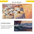 thumbnail image 2 of Old Sailing Ship Jigsaw Puzzles 1000 PiecesPuzzles for Adults Family Game Intellective Toys Wall Art Work for Educational Gift Home Decor, 2 of 7