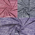 thumbnail image 2 of Jersey Heather Phantom Knit Fabric - Stretch Sweater, Soft Hacci (PLUM, 1.5"x1.5"SampleOfFabric), 2 of 7