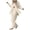 Beige, variant on felwors Womens Cotton Linen Set 2Pcs Summer Casual Long Sleeve Collar Button Down Shirt Elastic Waist Loungewear Pants(Green, L)