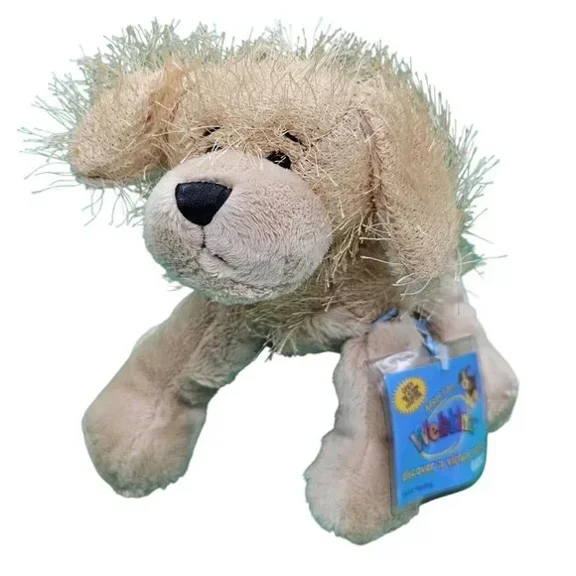 Ganz Webkinz - Golden Retriever Dog Puppy Plush (With Sealed Code)(BONUS 1 FUN CHOPS)