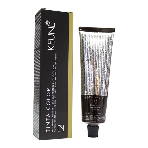 Keune Tinta Color 7.3 Permanent Color Medium Golden Blonde 2 Oz