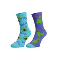 thumbnail image 1 of Rugrats Reptar Dinosaur 2 Pack Crew Socks, 1 of 1