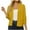 Yellow, variant on jjayotai Womens Tops Clearance Women's Casual Blouse Soft Loose Cardigan Knitted Sweater Solid Color Cropped Tops